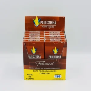 Cigarro Palha Paulistinha Tradicional com 20 Unidades