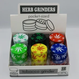 Dichavador de Metal Desenhos Ervas (Un.)