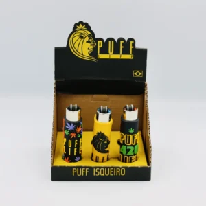 Isqueiro Emborrachado Puff Life Variado (Un.)