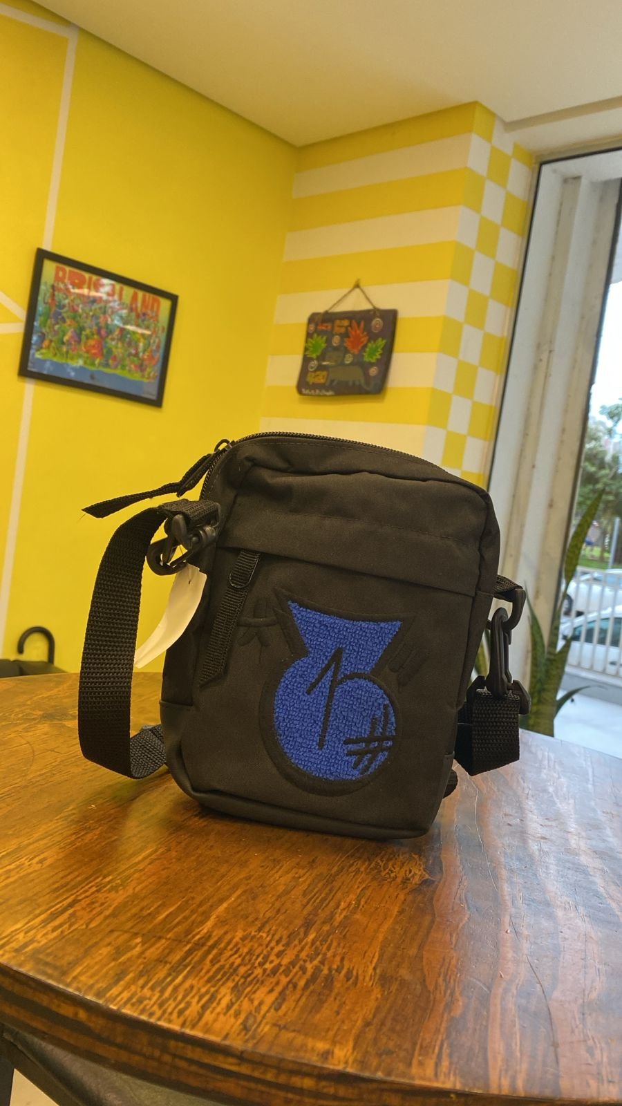 BAG CHRONIC - PRETO, LOGO AZUL